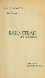 Annual reports of the Town of Barnstead, New Hampshire 1956_cover