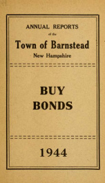 Annual reports of the Town of Barnstead, New Hampshire 1944_cover