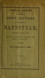 Annual reports of the Town of Barnstead, New Hampshire 1889_cover