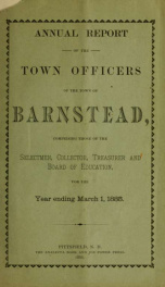 Annual reports of the Town of Barnstead, New Hampshire 1888_cover