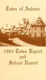 Annual reports of the Town of Auburn, New Hampshire 1984_cover