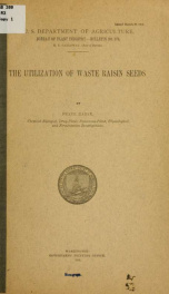The utilization of waste raisin seeds_cover