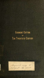 Garment cutting in the twentieth century_cover