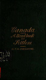 Canada in 1864 : a hand-book for settlers_cover