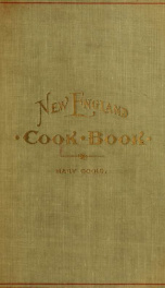 The New England cook book_cover