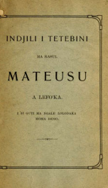 Indjili i tetebini ma rasul Mateusu a lefo'ka : i si guti ma ngale Lolodaka moma demo_cover