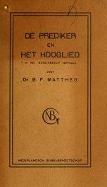 De Prediker en het hooglied, in het Boegineesch_cover