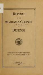 Report of the Alabama council of defense_cover