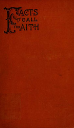 Facts that call for faith, a series of discourses_cover