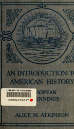 An introduction to American history, European beginnings_cover
