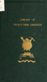 Company "A," Twenty-third engineers, A. E. F_cover