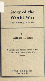 Story of the world war, for young people_cover