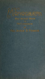 My monograph; war relief work in old Louisiana_cover