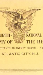 In honor of the National Association of Civil War Army Nurses. Published by courtesy of the Citizens Executive Committee of Atlantic City, New Jersey_cover