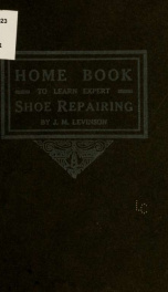 Home book to learn expert shoe repairing_cover