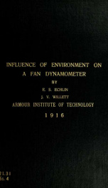 Characteristics of and influence of environment on a fan dynamometer_cover