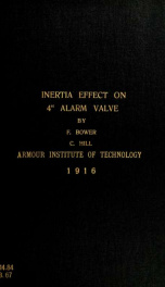 Inertia effect on 4" alarm valve_cover