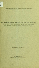 The fishing grounds of Bristol Bay, Alaska : a preliminary report upon the investigations of the U. S. fish commission steamer Albatross during the summer of 1890_cover