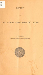 Report on the coast fisheries of Texas_cover