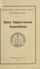 Dairy improvement associations in Massachusetts_cover