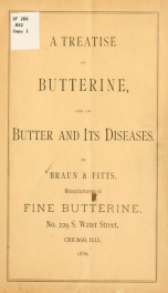 A treatise on butterine, and on butter and its diseases_cover