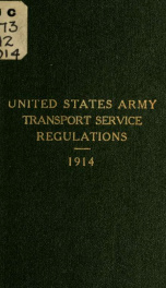 United States Army transport service regulations_cover