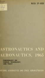 Astronautics and aeronautics 1965_cover