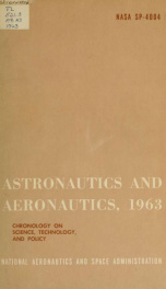 Astronautics and aeronautics 1963_cover