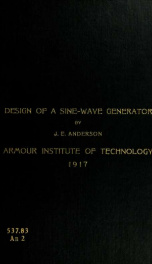 Design of a true sine-wave generator_cover