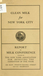 Clean milk for New York city_cover