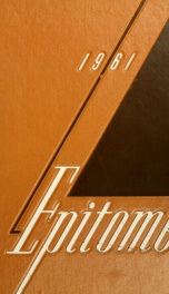 Epitome: Yearbook 1961 85_cover