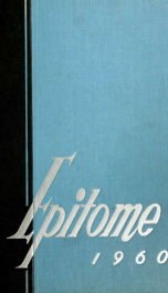 Epitome: Yearbook 1960 84_cover