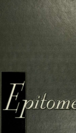 Epitome: Yearbook 1959 83_cover