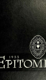 Epitome: Yearbook 1955 79_cover