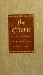 Epitome: Yearbook 1942 66_cover