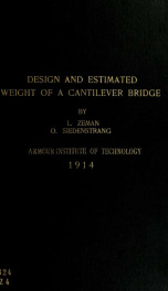 The design and estimated weight of a cantilever bridge_cover