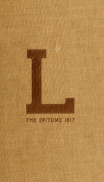 Epitome: Yearbook 1917 41_cover