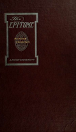 Epitome: Yearbook 1914 38_cover