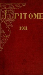 Epitome: Yearbook 1911 35_cover