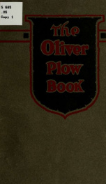 The Oliver plow book : a treatise on plows and plowing_cover