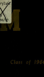 The "M" book of the University of Maryland 1956/1957_cover