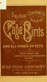 The Bird food company's book of cage birds:_cover