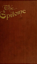 Epitome: Yearbook 1901 25_cover