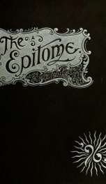 Epitome: Yearbook 1896 20_cover