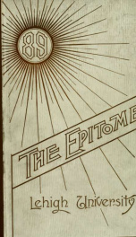 Epitome: Yearbook 1889 14_cover