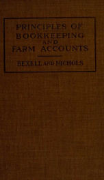 Principles of bookkeeping and farm accounts_cover
