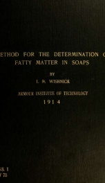 A new method for the determination of total fatty matter in soaps_cover