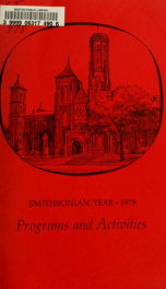 Smithsonian year : annual report of the Smithsonian Institution for the year ended Sept. 30 .. 1978_cover