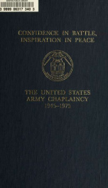 The United States Army chaplaincy v.5_cover