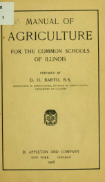 Manual of agriculture for the common schools of Illinois_cover